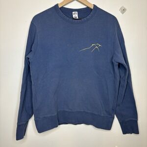 Uniqlo Hokusai Blue Japanese Sweatshirt Pullover‎ Medium Streetwear